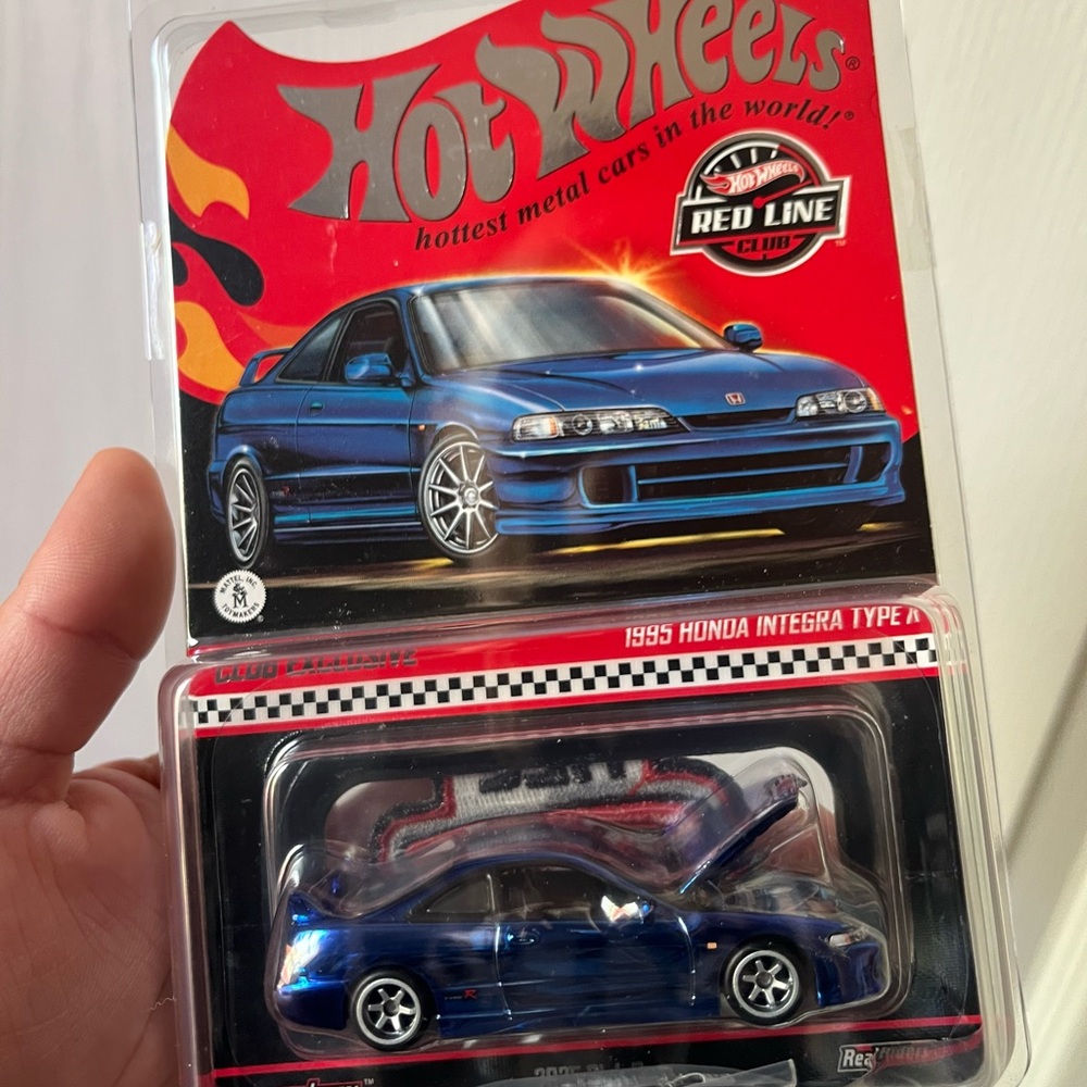 Blue 1995 Honda Integra Type R